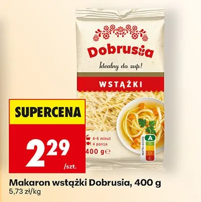 Makaron wstążki promocja w Biedronka
