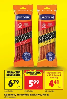 Kabanosy Exclusive chilli promocja w Biedronka