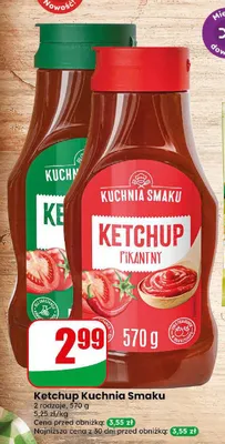 Ketchup pikantny Kuchnia Smaku promocja w Dino