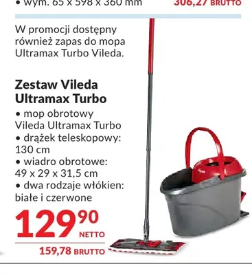 Zestaw Vileda Ultramax Turbo promocja w Makro
