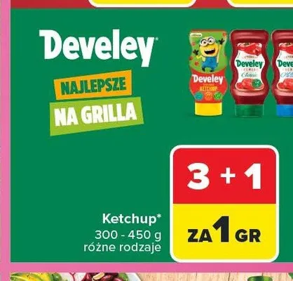 Ketchup Develey promocja w Carrefour
