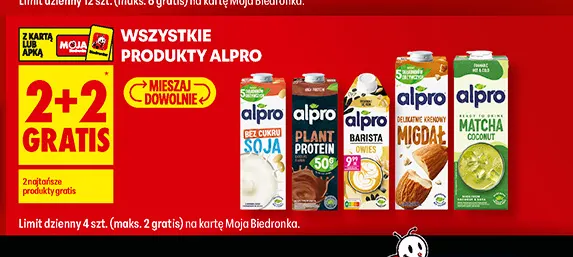 Napój owsiany Barista Alpro promocja w Biedronka