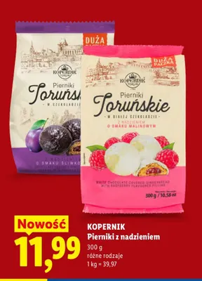 Pierniki z nadzieniem Kopernik promocja w Lidl