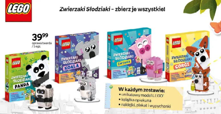 Książka Zwierzaki Słodziaki Corgi LEGO promocja w Empik