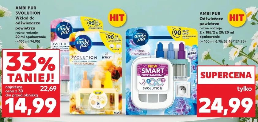 Odświeżacz powietrza różne rodzaje promocja w Kaufland