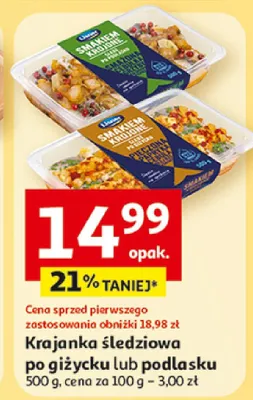 Krajanka śledziowa po giżycku lub podlasku promocja w Auchan