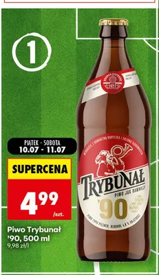 Piwo Trybunał '90 promocja w Biedronka