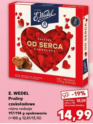 Praliny czekoladowe różne rodzaje promocja w Kaufland