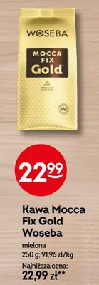Kawa mielona Mocca Fix Gold Woseba promocja w Żabka