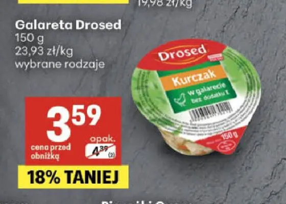 Galareta Drosed promocja w Delikatesy Centrum