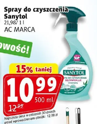 Spray do czyszczenia Sanytol promocja w Prim Market