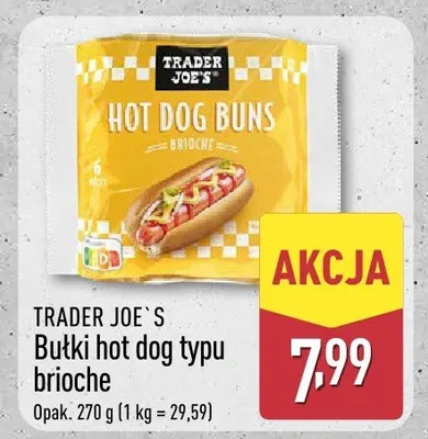 Bułki hot dog typu brioche promocja w Aldi