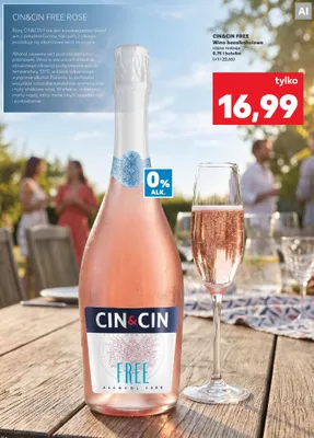 Wino bezalkoholowe Cin & promocja w Kaufland