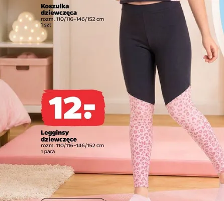Legginsy dziewczęce promocja w Netto
