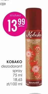 Dezodorant spray Kobako promocja w Drogerie Jasmin