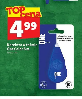 Korektor w taśmie Interdruk One Color 6 m promocja w TOPAZ