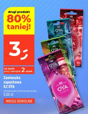 Zawieszka zapachowa K2 Oya promocja w Dealz