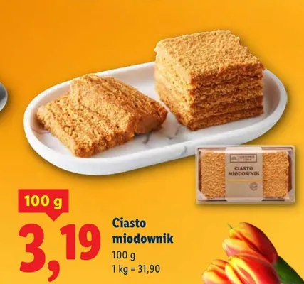 Ciasto miodownik Olsza promocja w Lidl