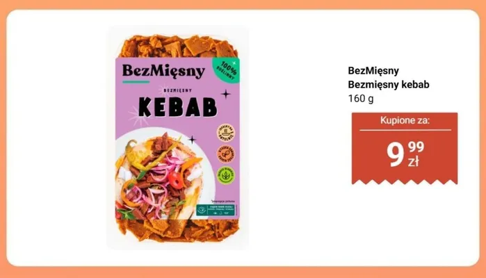 Bezmięsny kebab BezMięsny promocja w Biedronka