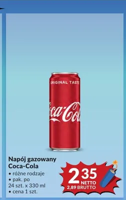 Napój gazowany Coca-Cola promocja w Makro