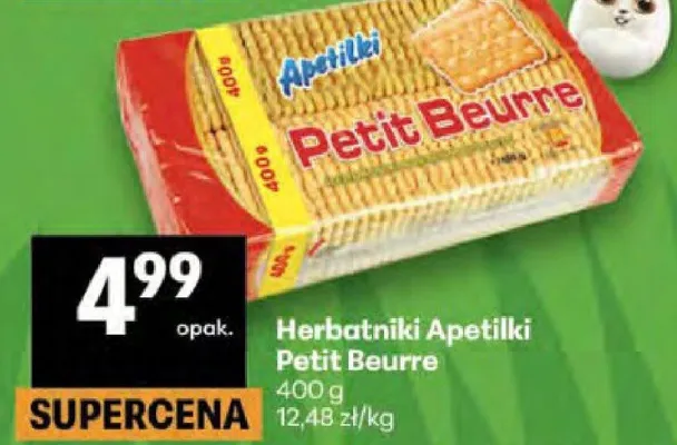 Herbatniki Apetitki Petit Beurre promocja w Delikatesy Centrum