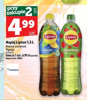 Napój Lipton Ice Tea Lemon promocja w TOPAZ
