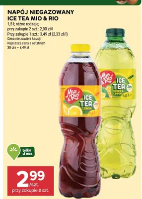 Napój niegazowany ice tea różne rodzaje promocja w Stokrotka