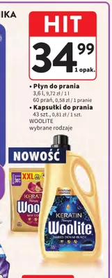 Płyn do prania Woolite promocja w Intermarche