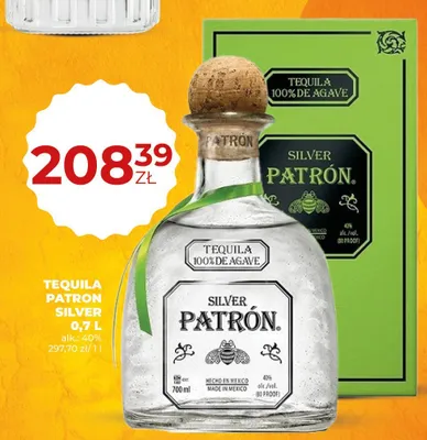 Tequila Patrón Silver promocja w Duży Ben