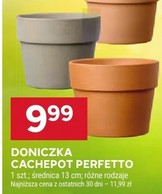Doniczka cachepot Perfetto promocja w Stokrotka
