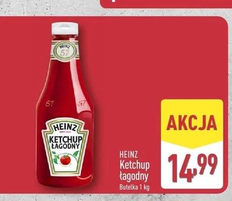 Ketchup łagodny Heinz promocja w Aldi