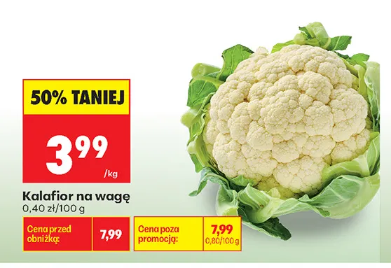 Kalafior promocja w Biedronka