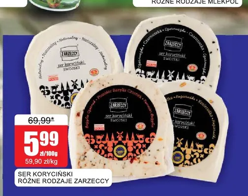Ser koryciński Zarzeccy promocja w Bingo