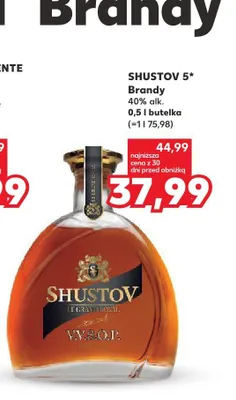 Brandy Shustov 5* promocja w Kaufland