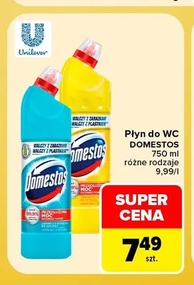 Płyn do WC Domestos promocja w Carrefour Market
