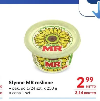 Margaryna Słynne MR roślinne promocja w Makro