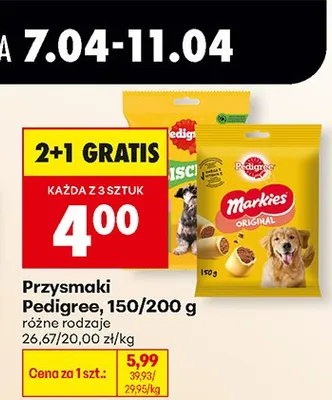 Przysmaki Markies Original 2+1 GRATIS promocja w Biedronka