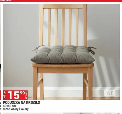 Poduszka na krzesło 40x40 cm promocja w Merkury Market