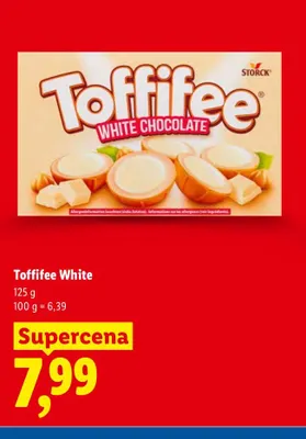 Czekoladki Toffifee White promocja w Lidl