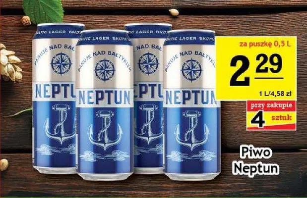 Piwo Neptun promocja w Gram Market