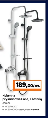 Kolumna prysznicowa Enna z baterią Kuchinox promocja w Bricoman