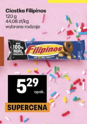 Ciastka Filipinos promocja w Delikatesy Centrum
