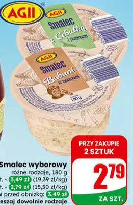 Smalec wyborowy różne rodzaje promocja w Dino