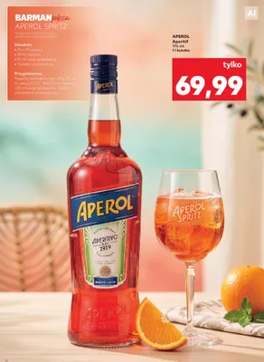 Aperitif Aperol promocja w Kaufland