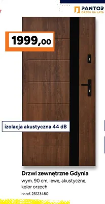 Drzwi zewnętrzne Gdynia Pantor promocja w Bricoman
