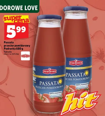 Passata przecier pomidorowy Podravka promocja w TOPAZ