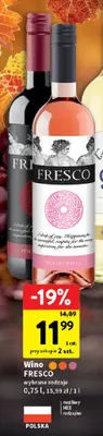 Wino Fresco promocja w Intermarche