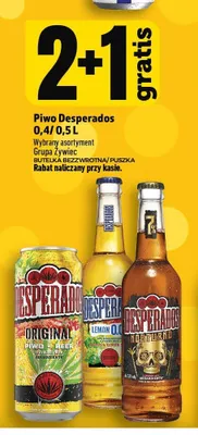 Piwo Desperados Original promocja w TOPAZ