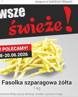 Fasolka szparagowa żółta promocja w Delikatesy Sezam