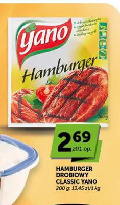 Hamburger drobiowy Classic Yano promocja w ABC